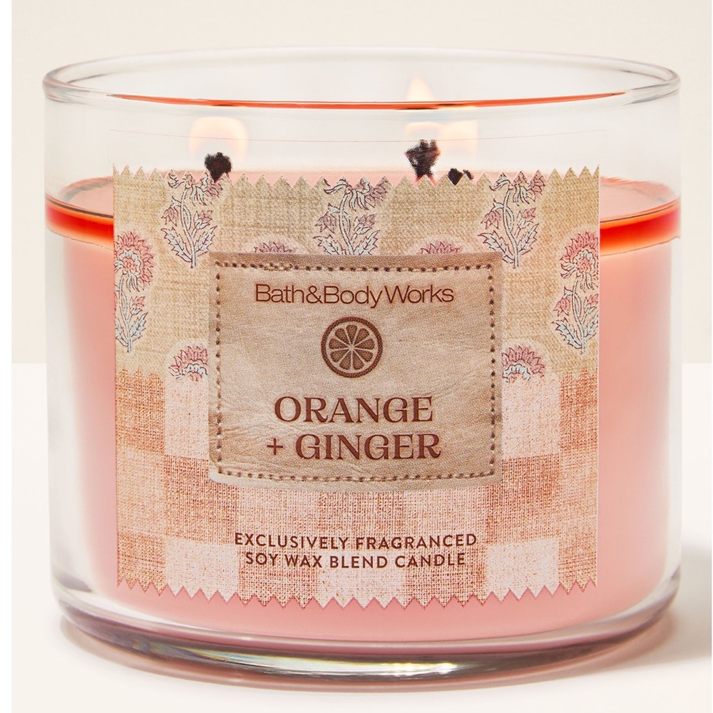 Bath & Body Works Orange + Ginger Soy Candle